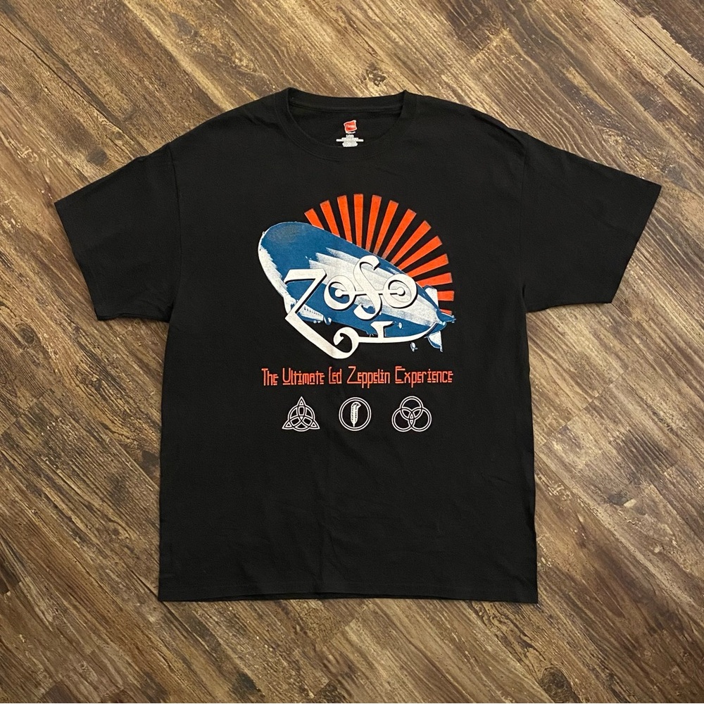 2017 Zoso The Ultimate Led Zeppelin Experience Double Sided Tour Shirt